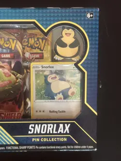Pokemon TCG: Snorlax/Morpeko Pin Collection - Set of 2 New 6 Booster Packs - Image 4