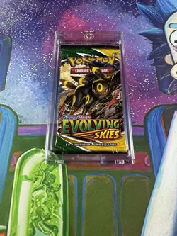 Pokemon TCG Evolving Skies Booster Pack in One Touch Sealed PC09 - Image 1