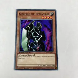 Yugioh Gearfried The Iron Knight SBC1-ENb01 Streets of Battle City Common 1st Ed - Image 1