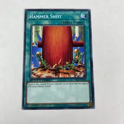 Yugioh Hammer Shot SBC1-ENI30 Streets of Battle City 1st Edition Common - Image 1