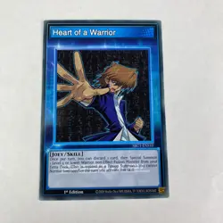 Yugioh Heart Of A Warrior SBC1-ENS10 Common 1st Edition Streets of Battle City - Image 1