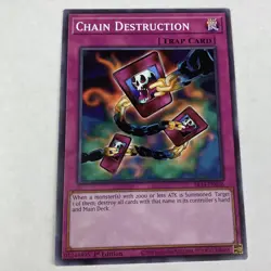 yugioh Chain Destruction SR14-EN036 Fire Kings Structure Deck 1st Edition Common - Image 1