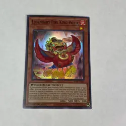 yugioh Legendary Fire King Ponix SR14-EN044 Fire Kings Structure Deck Rare - Image 1