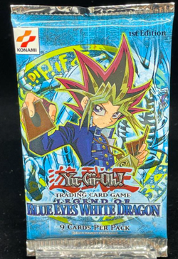 Yu-Gi-Oh! yugioh Legend of Blue-Eyes White Dragon LOB 1st Edition Unopened Pack - Image 1