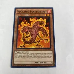 Yugioh Volcanic Scattershot Ld10-en026 Legendary Duelist Soulburning Volcano - Image 1