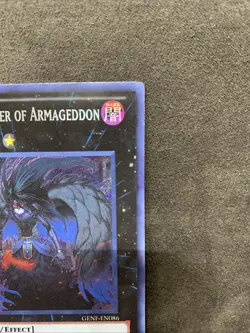 *** ADREUS, KEEPER OF ARMAGEDDON *** SECRET RARE 1ST EDITION GENF-EN086 YUGIOH! - Image 3