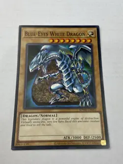 Yugioh Blue-eyes White Dragon Sdwd-en002 Blue Eyes White Destiny (misprint) - Image 1