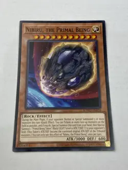 Yugioh Nibiru, The Primal Being Sdwd-en016 Blue Eyes White Destiny (misprint) - Image 1