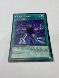 Yugioh Chaos Form Sdwd-en020 Blue Eyes White Destiny (misprint) - Image 1