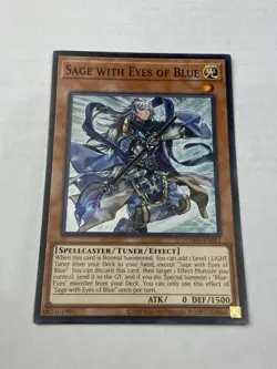 Yugioh Sage With Eyes Of Blue Sdwd-en013 Blue Eyes White Destiny (misprint) - Image 1
