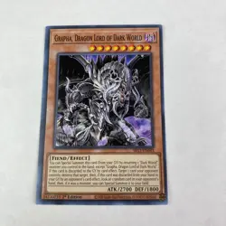 yugioh Grapha Dragon Lord Of Dark World Sr13-en043 Dark World 1st Edition Common - Image 1
