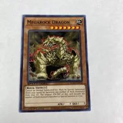 Yugioh Megarock Dragon SGX4-END04 Midterm Destruction Speed Duel 1st Edition - Image 1