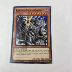 yugioh Reign-beaux, Overlord Of Dark World Sr13-en004 en Dark World 1st Edition - Image 1
