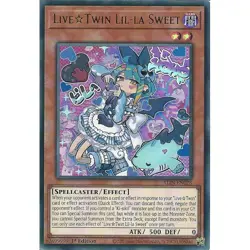 Yu-Gi-Oh Live Twin Lil-la Sweet ALIN-EN028 Ultra Rare 1st Edition - Image 1