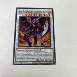 Yugioh Hot Red Dragon Archfiend Bane Sdck-en043 the Crimson King 1st Edition - Image 1