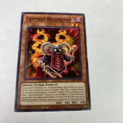 Yugioh Crimson Resonator Sdck-en008 the Crimson King 1st Edition Common - Image 1