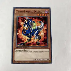 Yugioh Twin Barrel Dragon SBC1-ENF06 Streets of Battle City 1st Edition Common - Image 1
