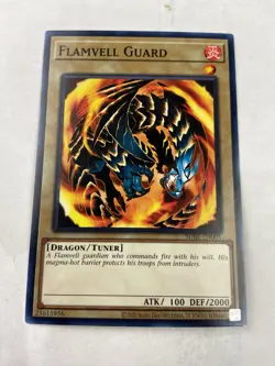 yugioh Flamvell Guard sdbe-en005 Saga Of Blue Eyes White Dragon Unlimited Common - Image 1