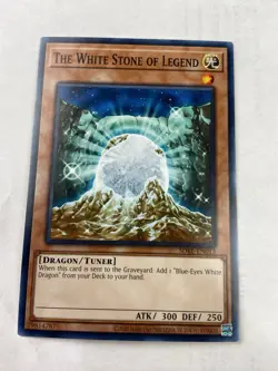 yugioh The White Stone Of Legend sdbe-en013 Saga Of Blue Eyes White Dragon - Image 1