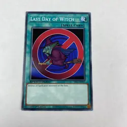 Yugioh Last Day Of Witch SBC1-ENI17 Streets of Battle City 1st Edition Common - Image 1