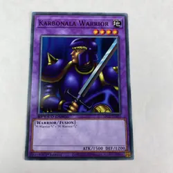 Yugioh Karbonala Warrior SBC1-ENB20 Common 1st Edition Streets of Battle City - Image 1
