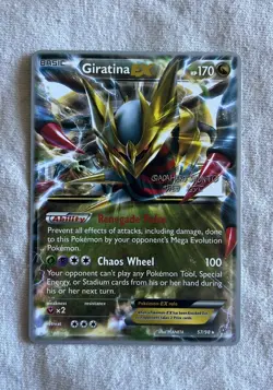 Giratina EX 2016 Deck Shunto Sadahiro, 57/98 World Championship Regular Card NM - Image 1