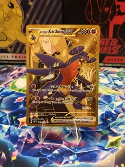 Pokemon Cynthia's Garchomp EX 241/182 Sv10: Destined Rivals Hyper Rare Card - Image 1