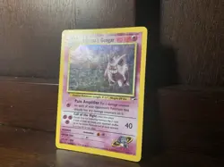 Sabrina’s Gengar HOLO Gym Heroes Set SWIRL 14/132 Original Vintage Pokemon Card - Image 3