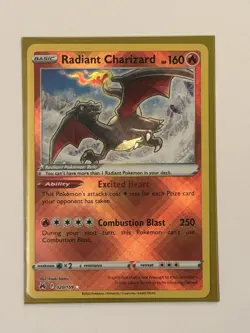 Pokemon TCG SWSH Crown Zenith Radiant Rare Card Radiant Charizard 020/159 - Image 3
