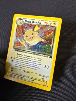 Pokemon WOTC Card - Dark Raichu - Team Rocket Set - Holo Rare - 83/82 - LP - Image 3