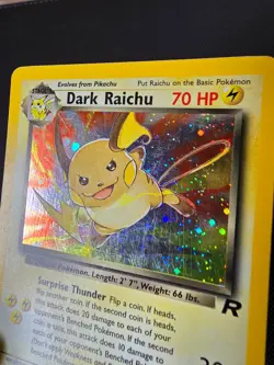 Pokemon WOTC Card - Dark Raichu - Team Rocket Set - Holo Rare - 83/82 - LP - Image 4