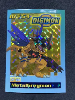 MetalGreymon ID #54 DP 480 Digimon Card Toy Exclusive Promo Bandai 1999 - Image 1