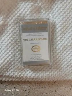 CHARIZARD 23K Gold-Plated Limited Edition Collectible Card (Comes With C.O.A.) - Image 1