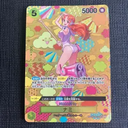 One Piece Card Game SR Special Nami OP08-106 Single Japanese Card - Image 1