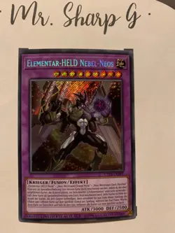ELEMENTAR-HELD NEBEL-NEOS - L.A. CT15-DE001 DEUTSCH Yu-Gi-Oh! CARD SECRET RARE - Image 3