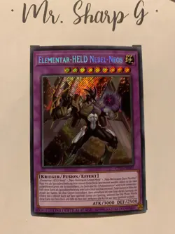 ELEMENTAR-HELD NEBEL-NEOS - L.A. CT15-DE001 DEUTSCH Yu-Gi-Oh! CARD SECRET RARE - Image 5