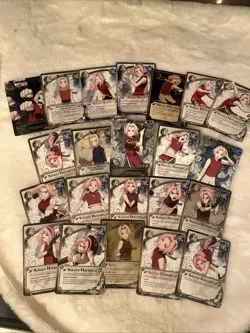 Naruto CCG TCG Sakura Haruno Card Lot - Image 1