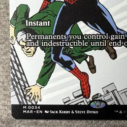 MTG Heroic Intervention (Borderless) Marvel Universe Eternal-Legal (MAR) #34 NM - Image 4