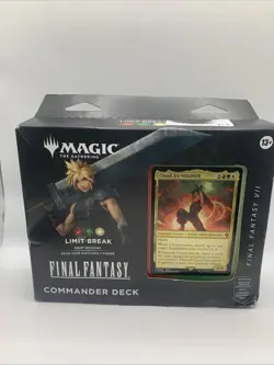 LIMIT BREAK COMMANDER DECK MTG MAGIC GATHERING FINAL FANTASY VII NEW SEALED - Image 1