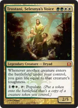 1x Trostani, Selesnya's Voice Heavy Play MTG Magic - Kid Icarus - - Image 1