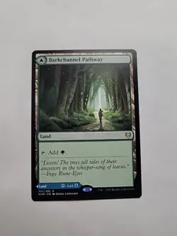 MTG - Barkchannel Pathway Kaldheim Regular Rare #251 - Image 1