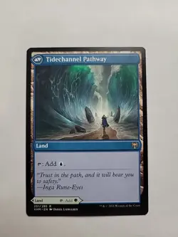 MTG - Barkchannel Pathway Kaldheim Regular Rare #251 - Image 3