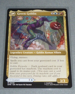 Norman Osborn / Green Goblin MTG Spider-Man Magic mythic - Image 2