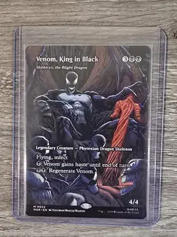 Venom, King In Black (Borderless) Regular #22 MTG: Marvel’s Spiderman NM - Image 1