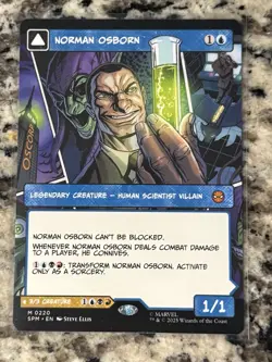 MTG Norman Osborn Magic: The Gathering Marvel's Spider-Man Mythic #0220 - Image 1