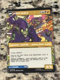 MTG Norman Osborn Magic: The Gathering Marvel's Spider-Man Mythic #0220 - Image 2