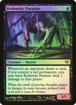 Conflux MTG FOIL Kederekt Parasite Magic - Image 1
