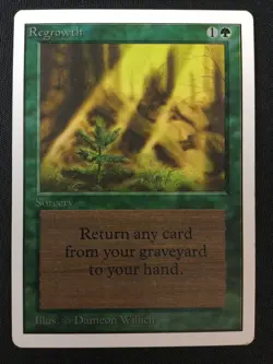 MTG Unlimited Edition Regrowth MP - Image 1