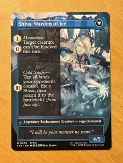 Magic the Gathering MTG Jill Shiva's Dominant Borderless Final Fantasy NM - Image 2