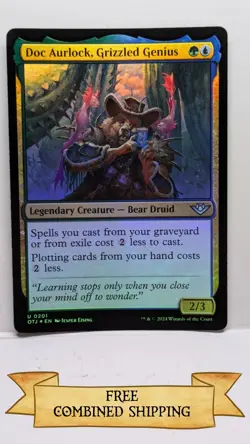 Doc Aurlock, Grizzled Genius Outlaws of Thunder Junction Foil - Image 1